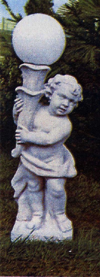 Putto porta lampada