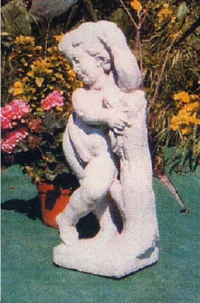 Statua putto inverno V.T.